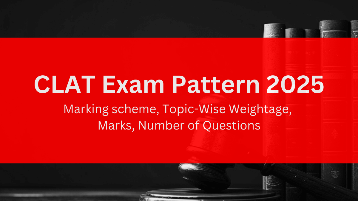 CLAT Exam Pattern 2025: Marking Scheme, Weightage, Marks