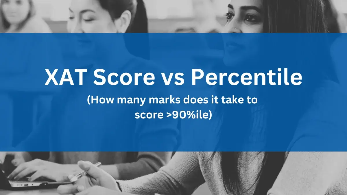 xat score vs percentile