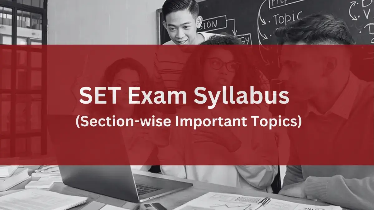 SET Exam Syllabus