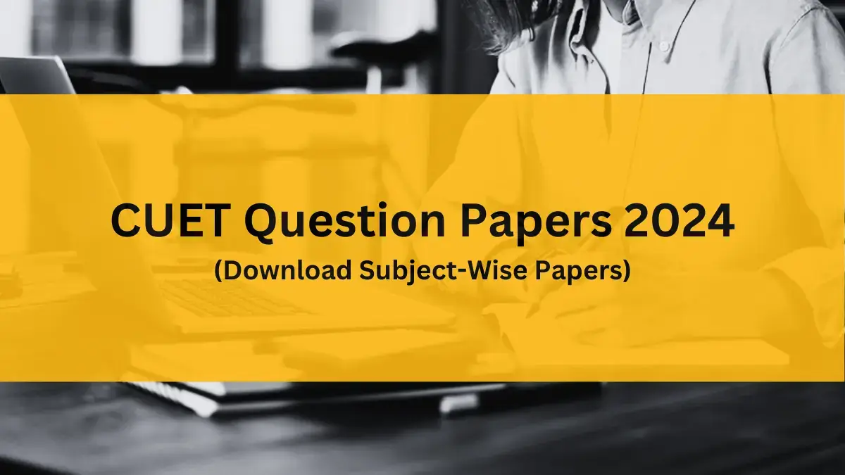 CUET Question Paper 