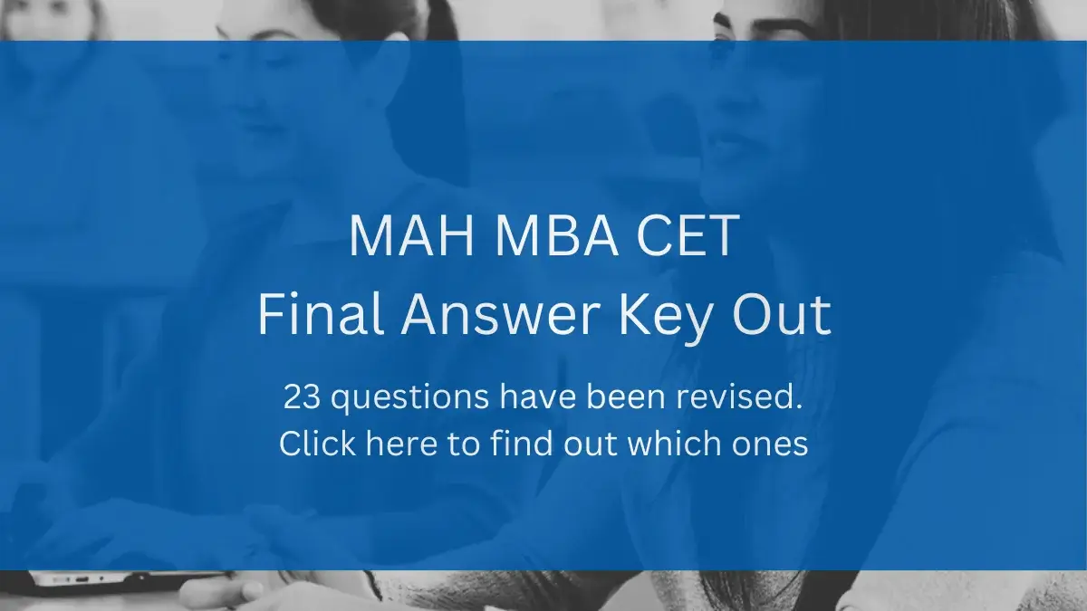 MAH MBA CET Answer Key