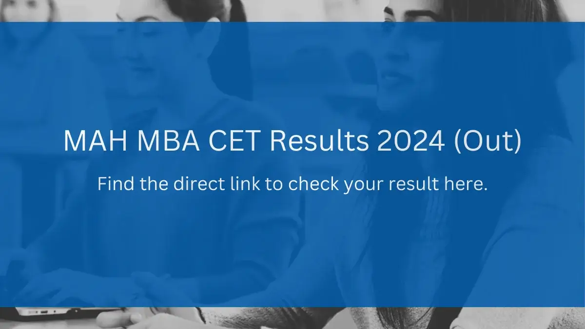 MAH MBA CET result