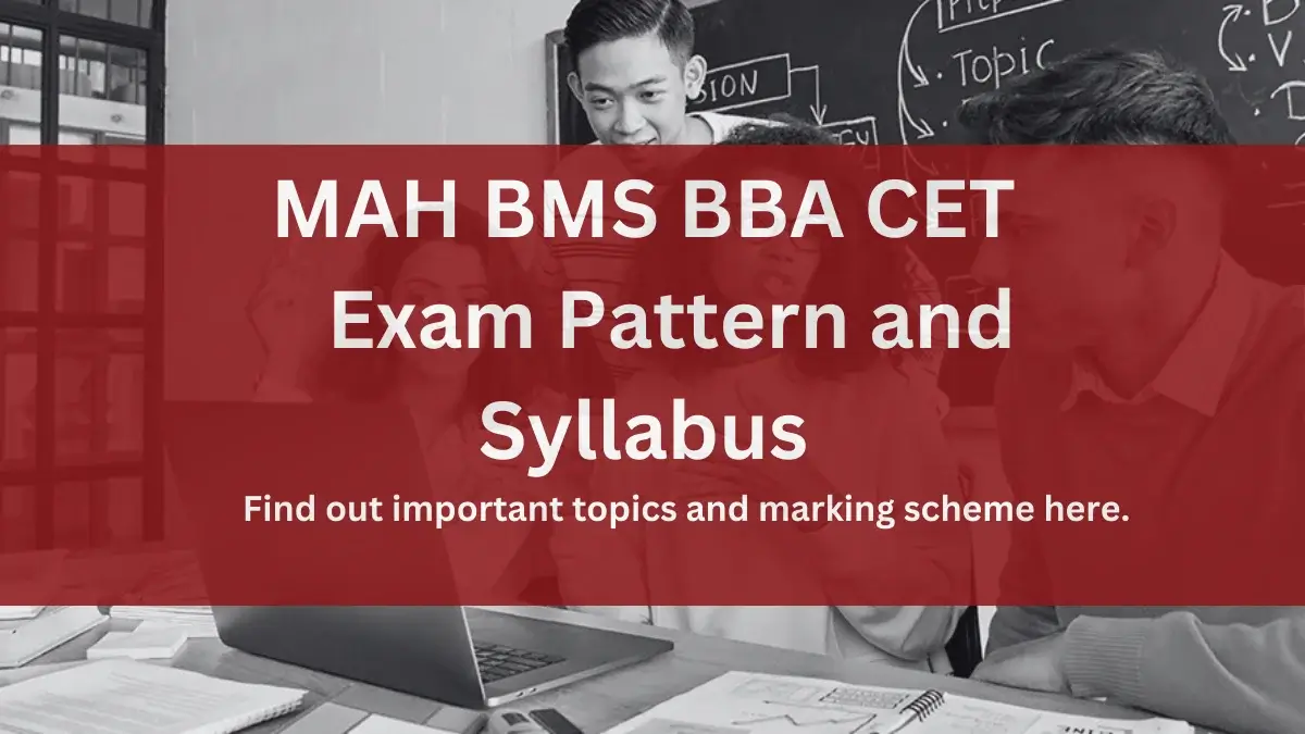 MAH BMS BBA CET exam pattern