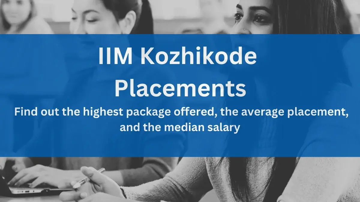 IIM Kozhikode Placements