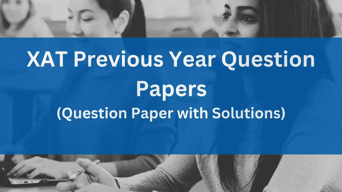 XAT previous year question paper