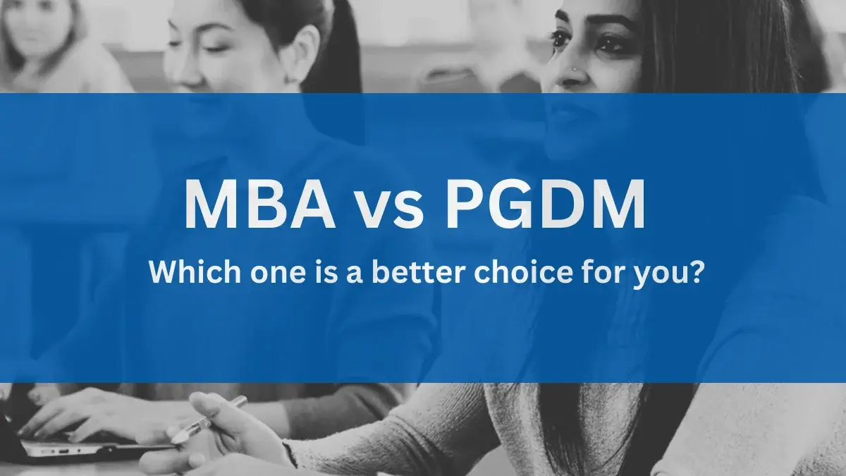 MBA vs PGDM